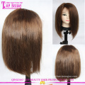 #6 Straight Virgin Brazilian Hair Short Bob Style Human Hair Full Lace Wig